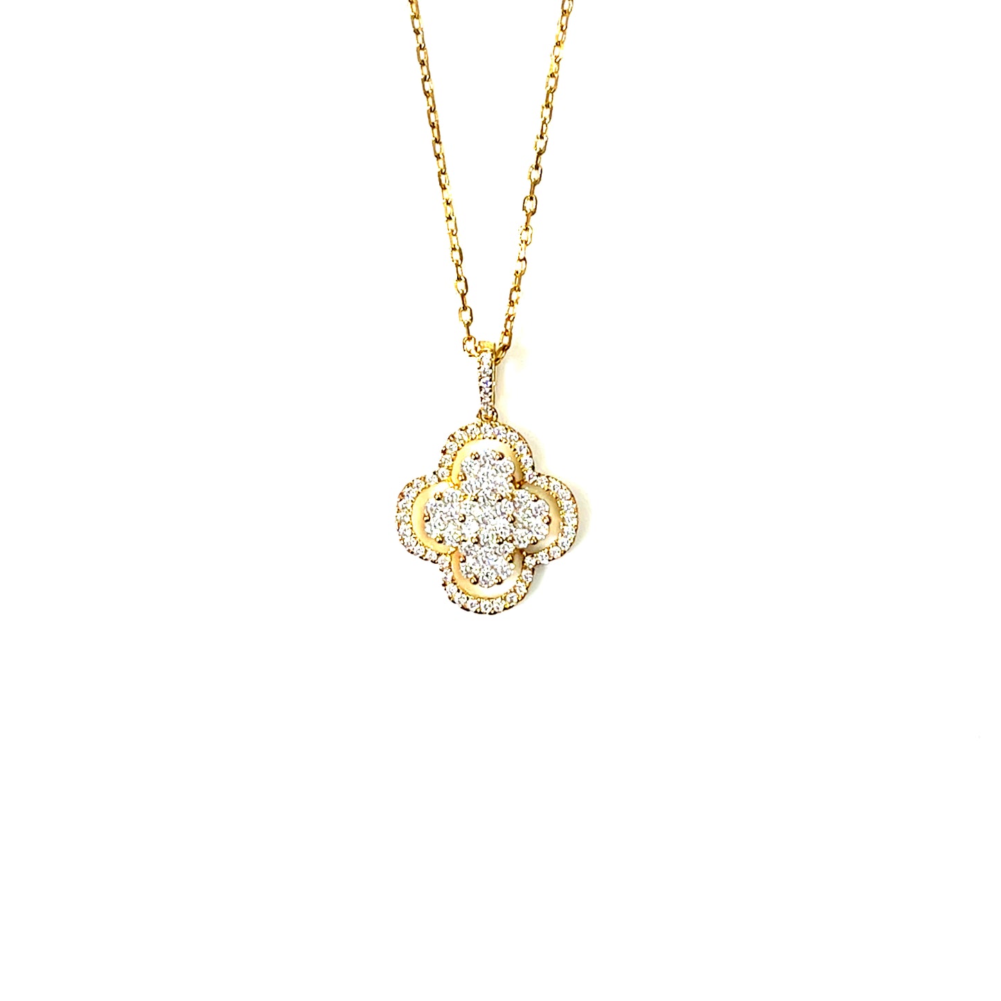 Radiant Reverie Clover Pendant