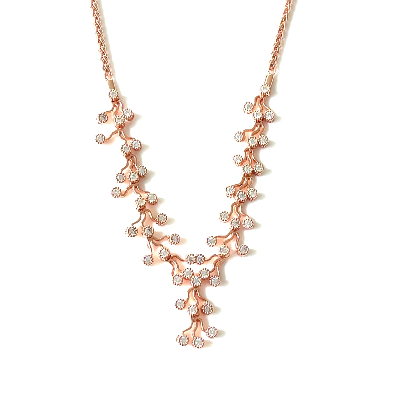 V-Vine & Blossoms Necklace