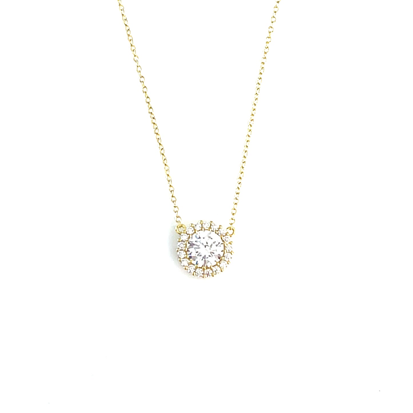 Radiant Halo Pendant – 10mm.