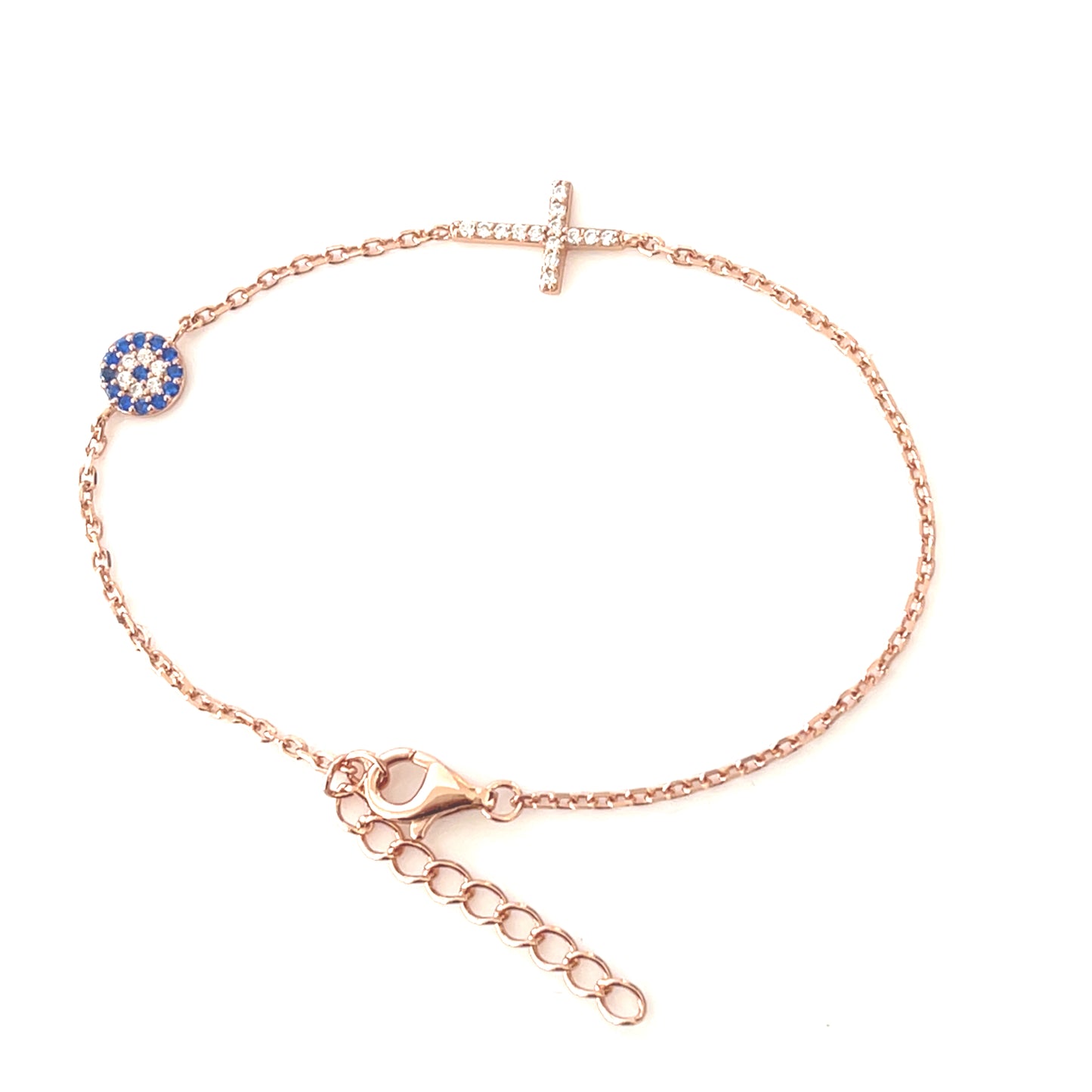 Divine Protection: Mati & Cross Bracelet