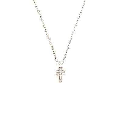 Whisper of Grace-Petite Cross Necklace