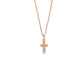 Radiant Reverence Petite Cross Necklace-Luminous Grace