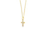 Radiant Reverence Petite Cross Necklace-Luminous Grace