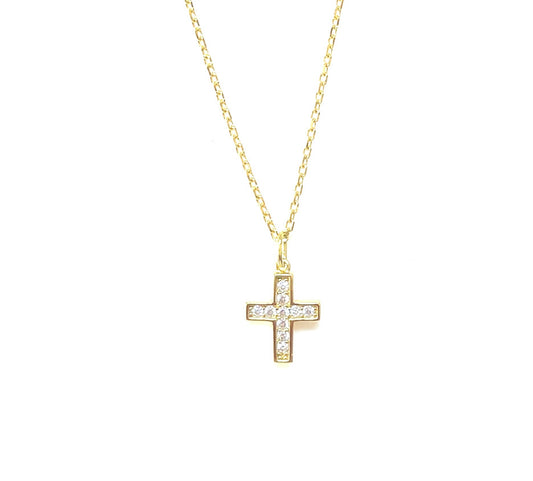Celestial Faith Cross necklace: Luminous Grace