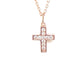 Celestial Faith Cross necklace: Luminous Grace
