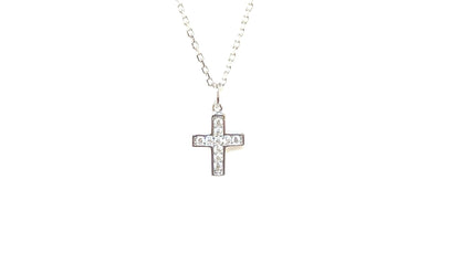 Celestial Faith Cross necklace: Luminous Grace