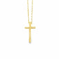 Classic silver cross -Graceful Light Cross Necklace