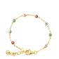 🧿 Kids’ Bright Charm – Rainbow Evil Eye Bracelet