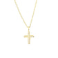 Sacred Beauty- Baguette CZ Cross Necklace