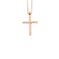 Divine Radiance Cross Necklace-Modern Sparkle