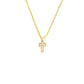 Whisper of Grace-Petite Cross Necklace