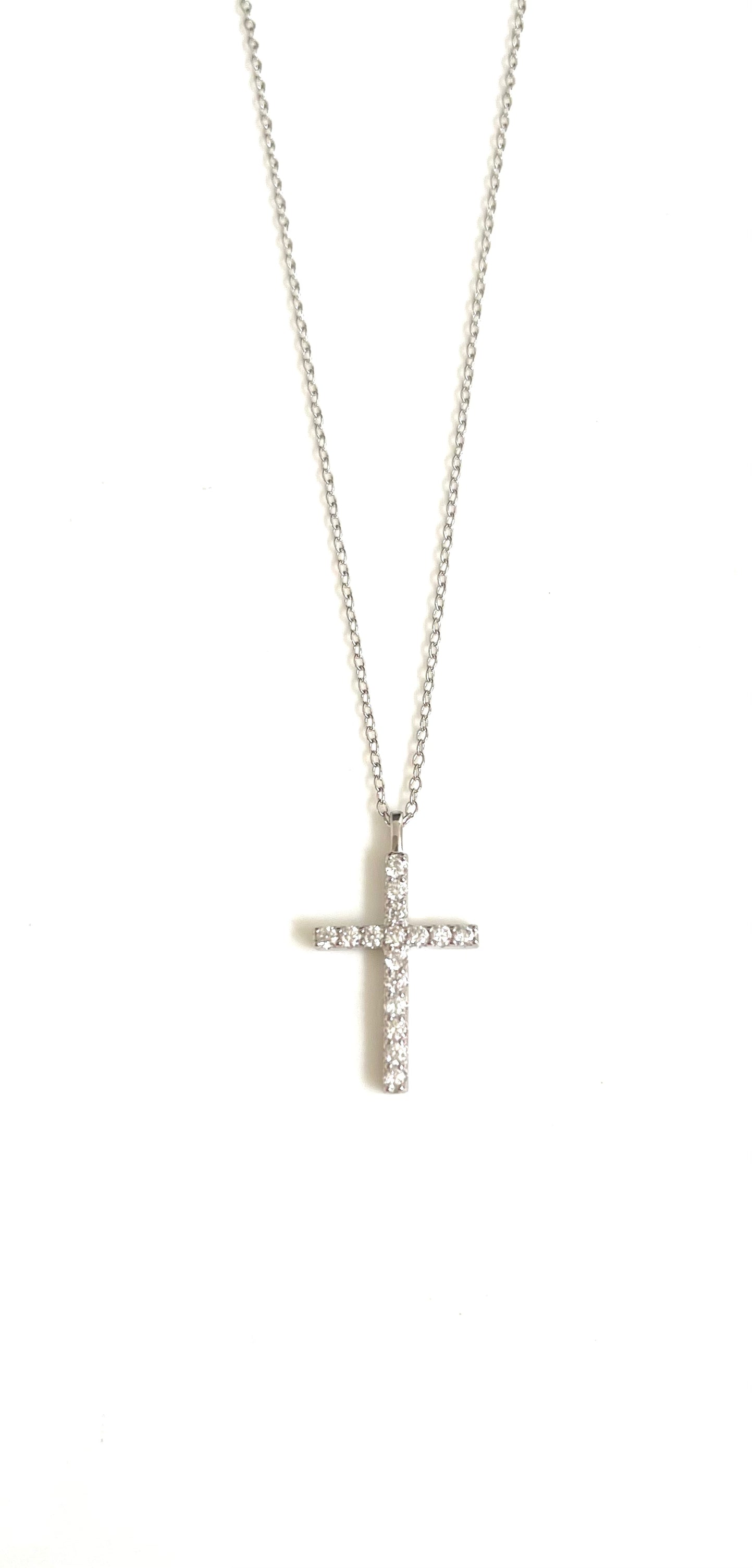 Classic Sparkle Cross Pendant