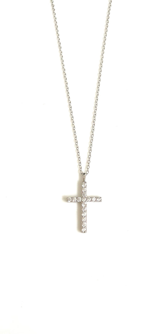 Classic Sparkle Cross Pendant