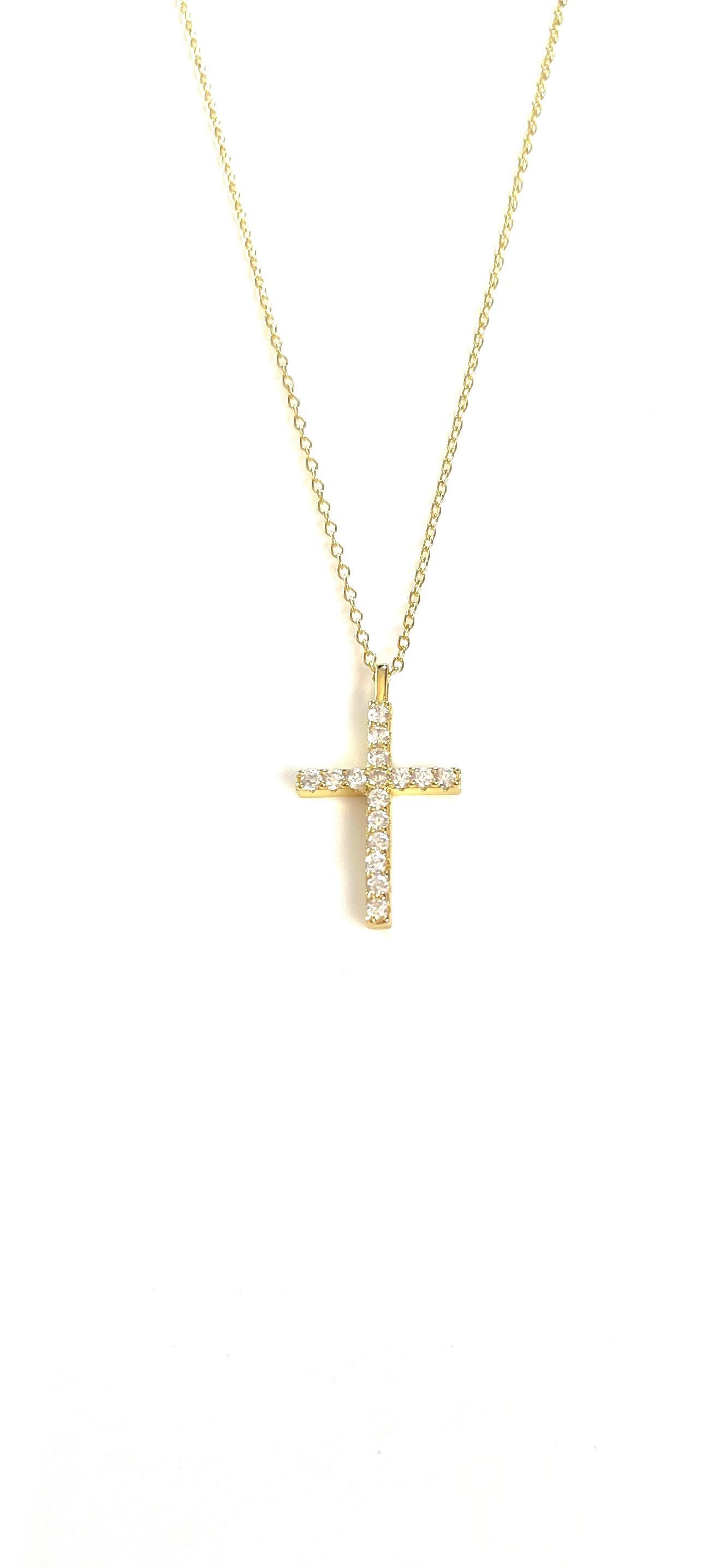 Classic Sparkle Cross Pendant