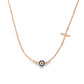 Divine Protection - Mati & Cross Necklace