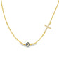 Divine Protection - Mati & Cross Necklace