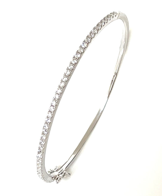 Eternity Radiance Fine Bangle-1.5mm CZ