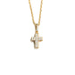 Mini Paved Classic Cross pendant