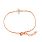 Sparkle Claw set Cross Bracelet