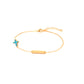 Tag & Blue Opalite Cross bracelet