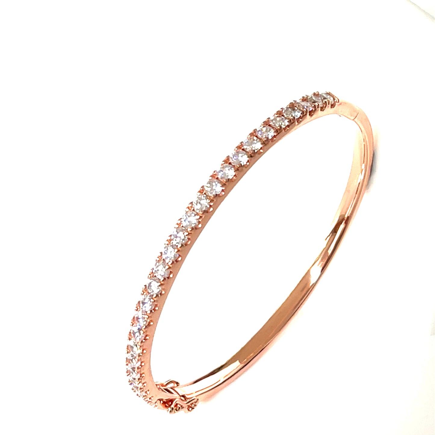 Eternity Radiance Bold Bangle-3mm CZ