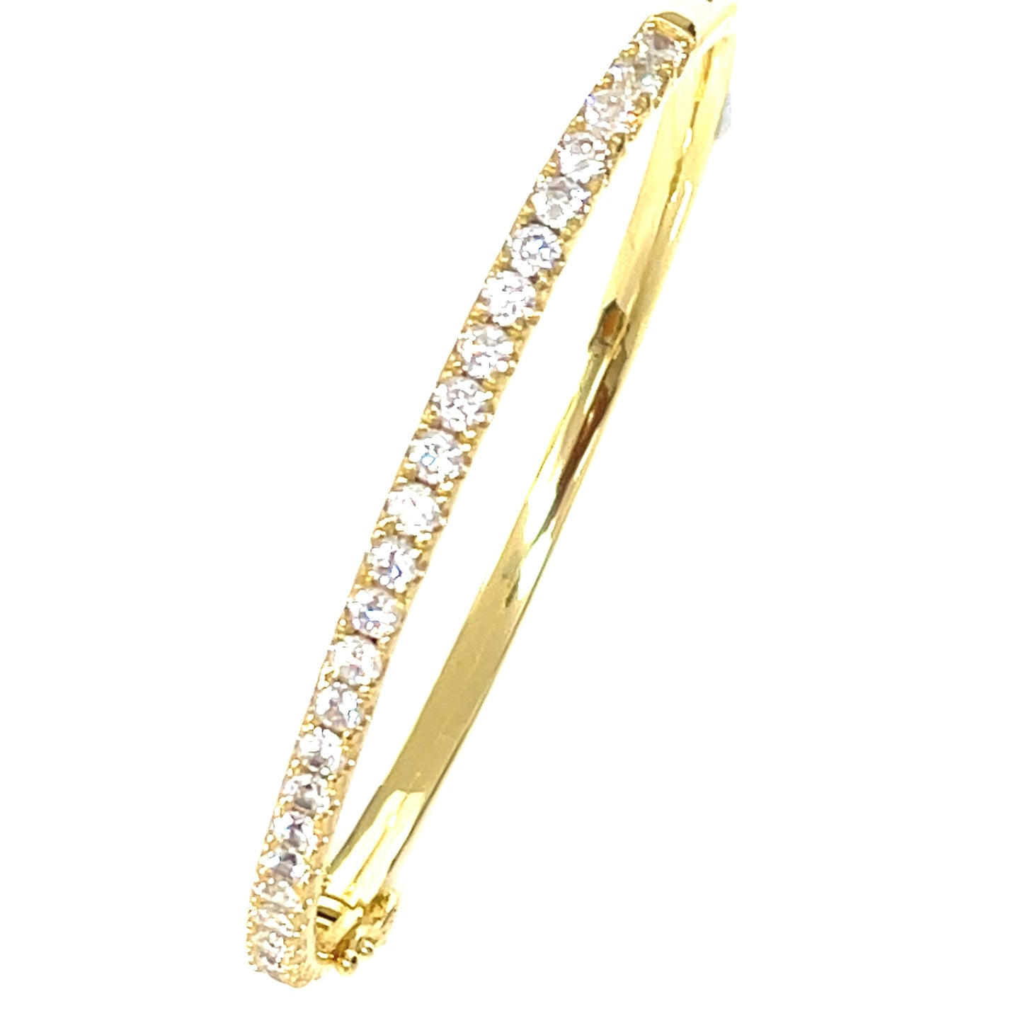 Eternity Radiance Bold Bangle-3mm CZ