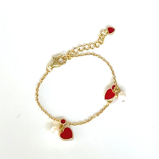 🐚 Kids’ Pearl Whispers – Freshwater Pearl Charm Bracelet