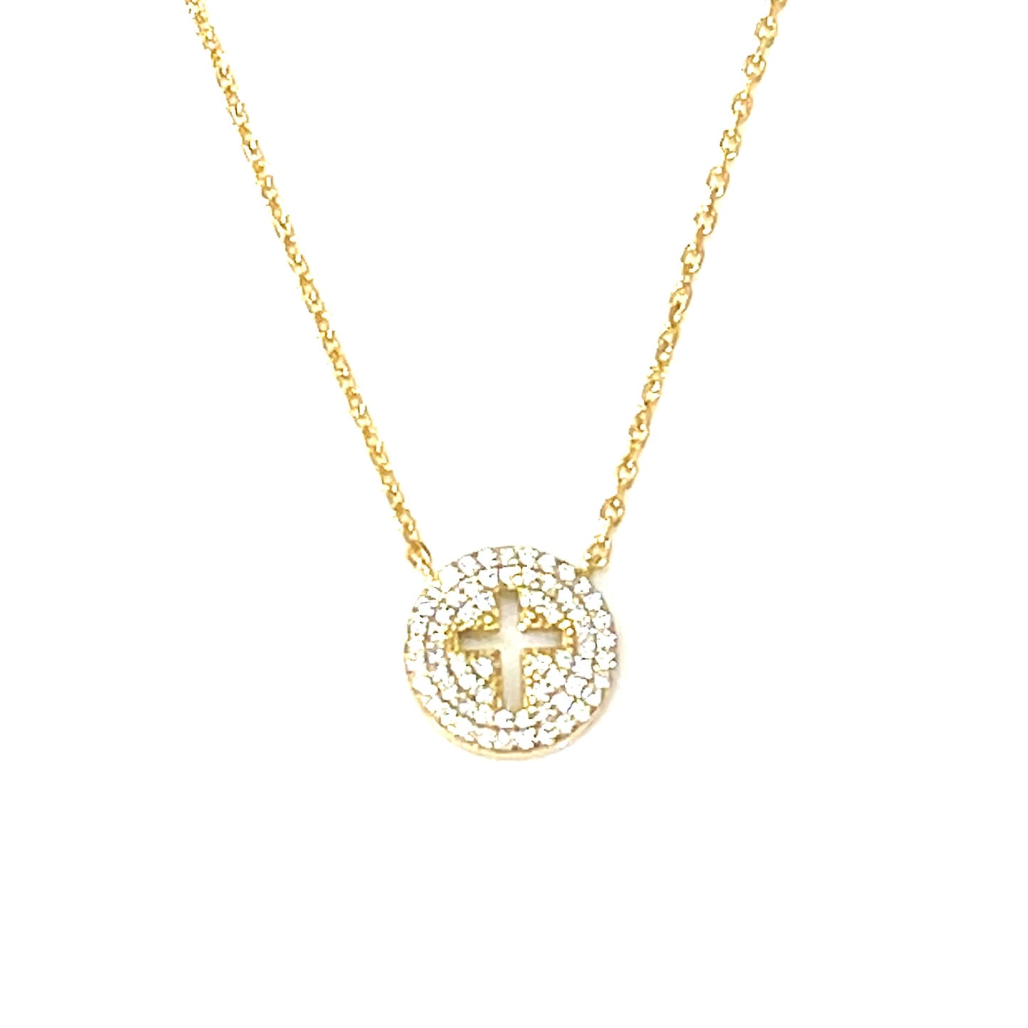Signature Classic-Halo Edition Cross Necklace
