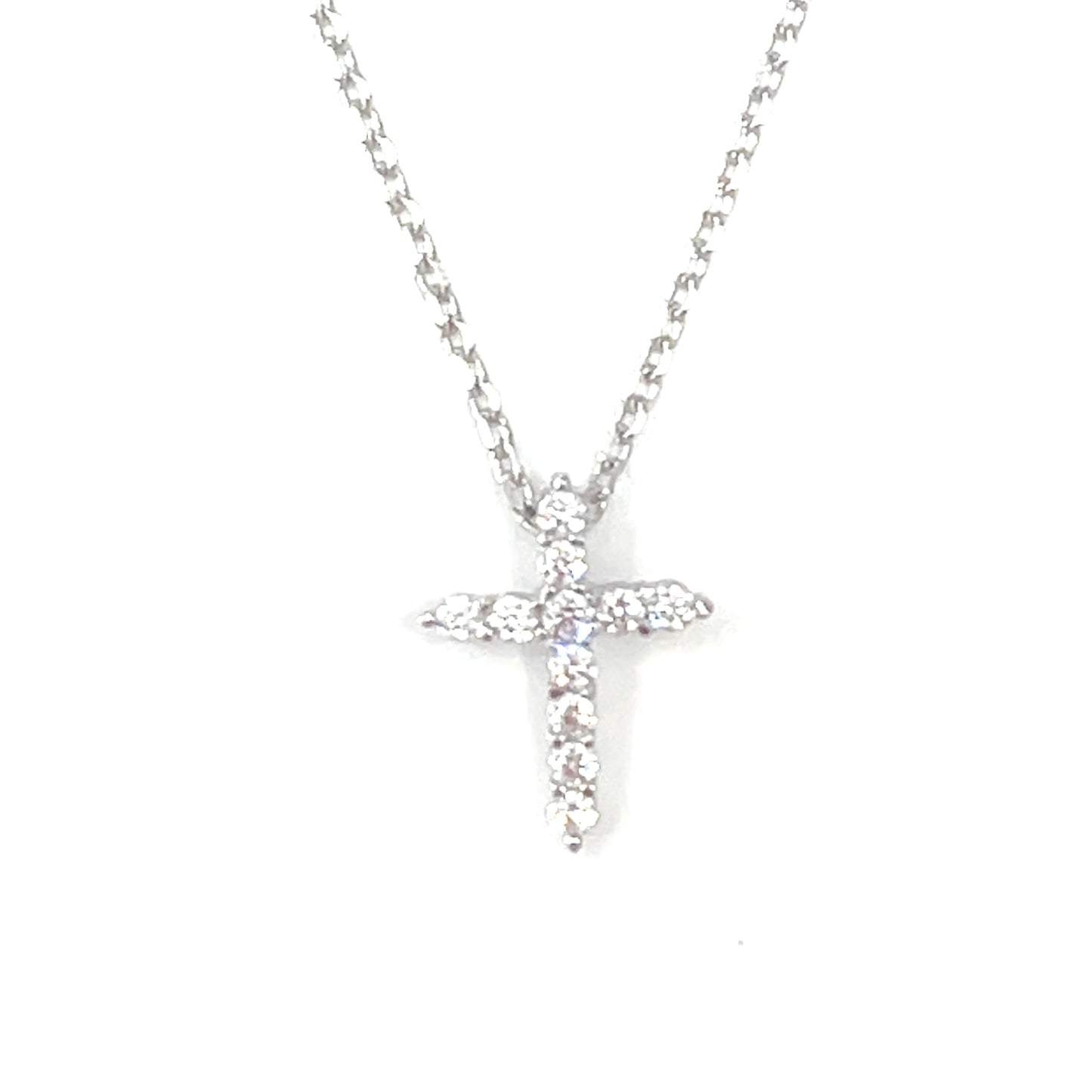 Signature Classic- Sparkle Cross Necklace