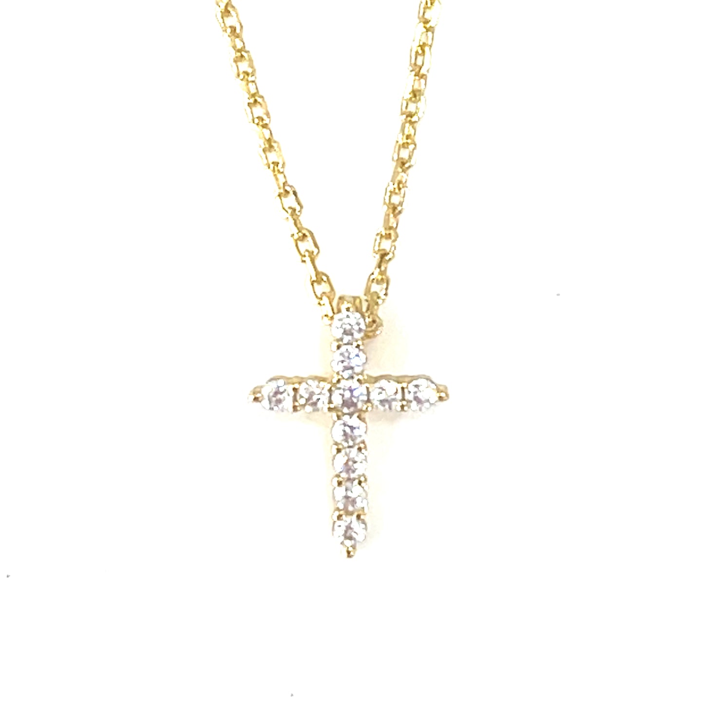 Signature Classic- Sparkle Cross Necklace