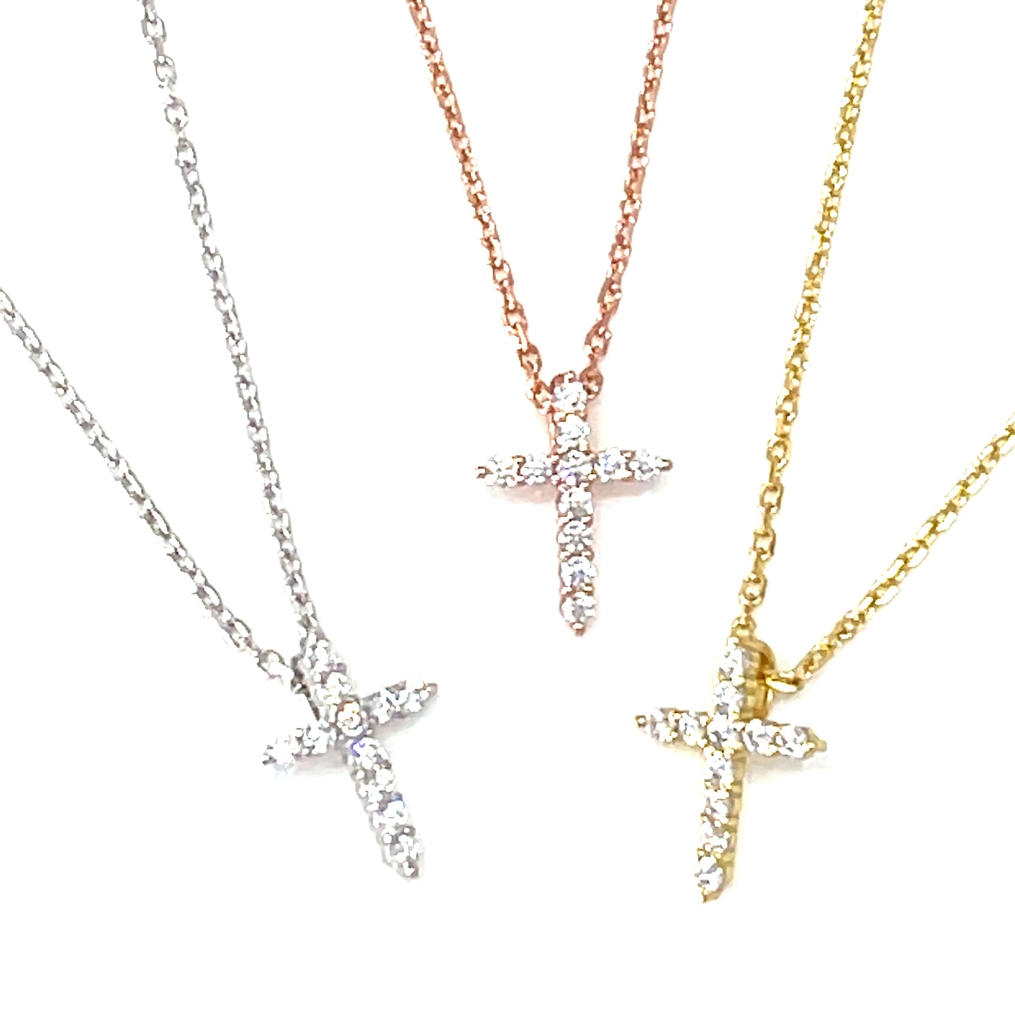 Signature Classic- Sparkle Cross Necklace