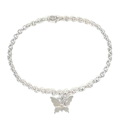Garden Butterfly Charm Bracelet