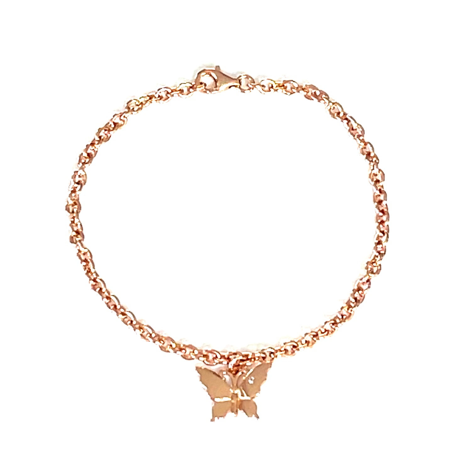 Garden Butterfly Charm Bracelet