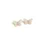 Garden Flutter CZ Stud Earrings