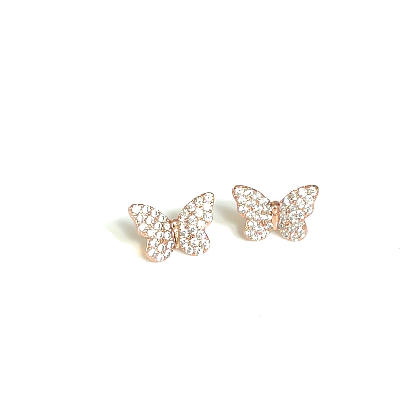 Garden Flutter CZ Stud Earrings
