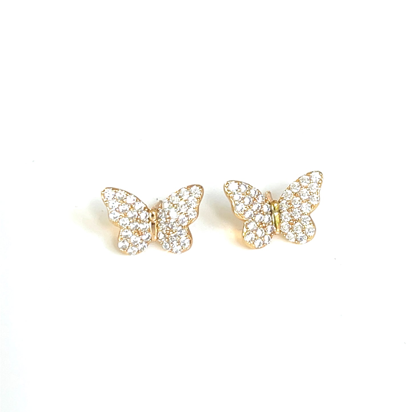 Garden Flutter CZ Stud Earrings