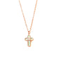 Signature Classic : White Opalite Cross Necklace
