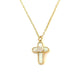 Signature Classic : White Opalite Cross Necklace