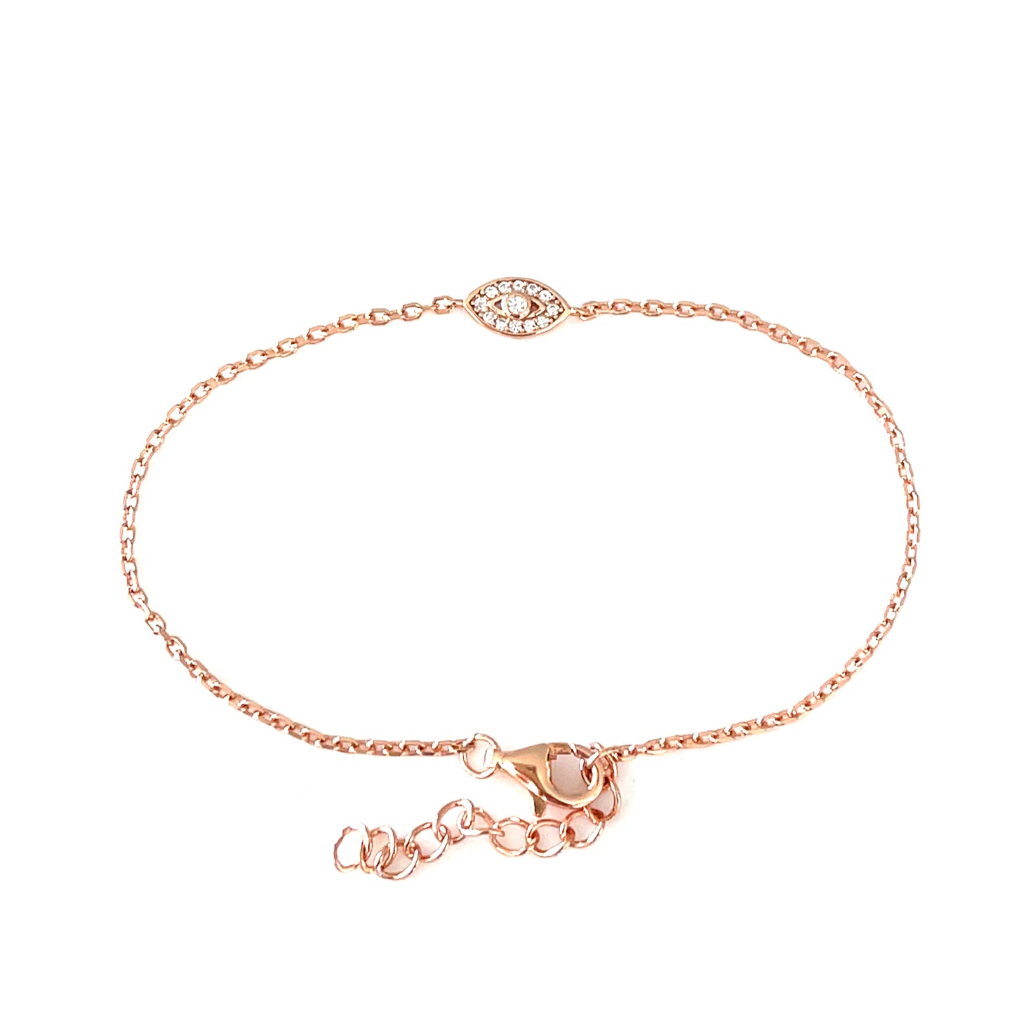 Divine Protection Bracelet – CZ & Silver