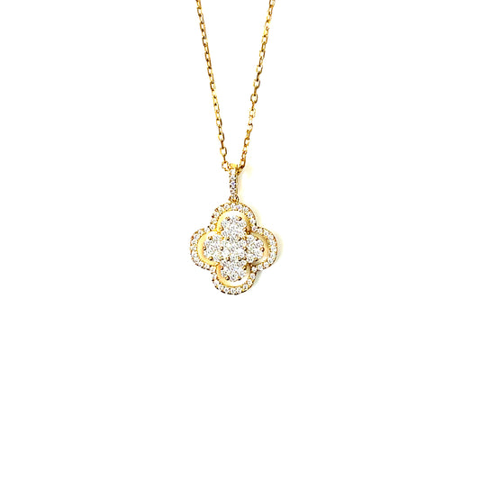 Radiant Reverie Clover Pendant