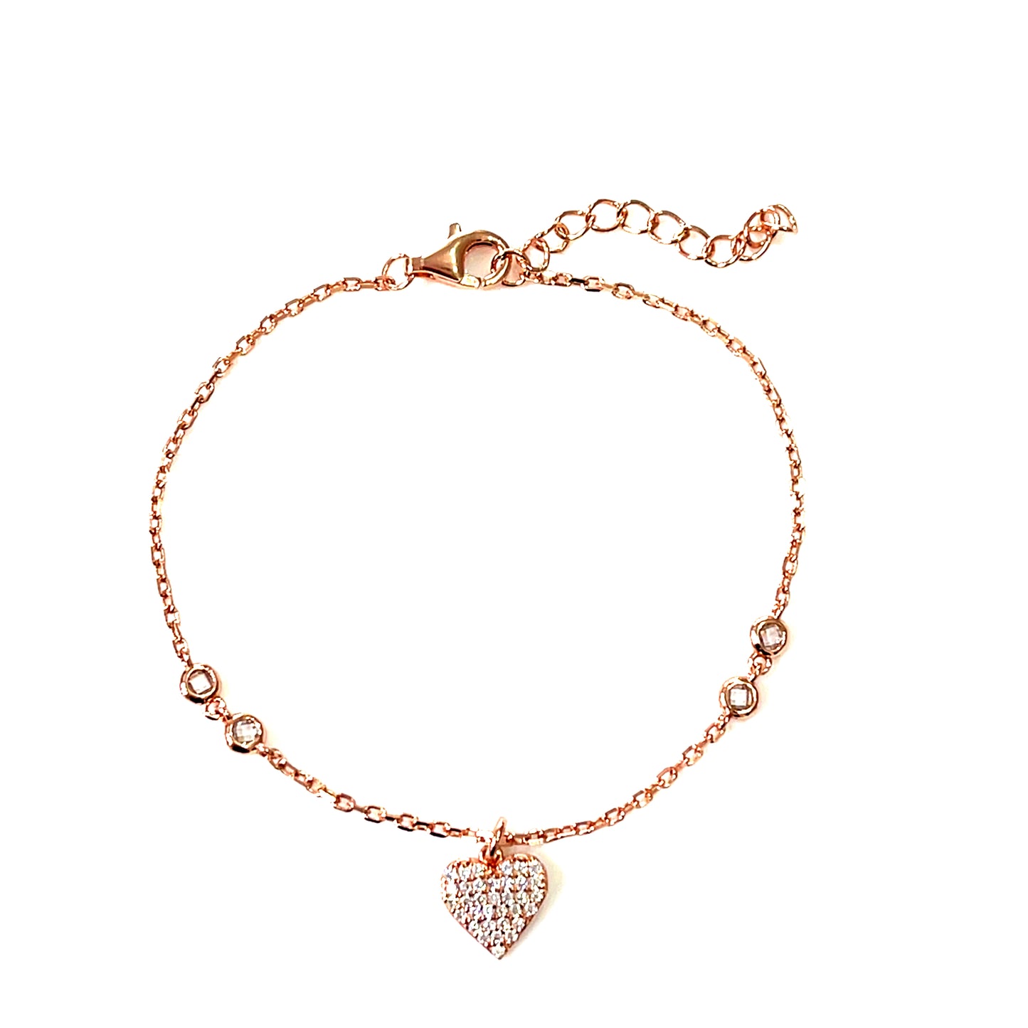 Heart Charm Bracelet