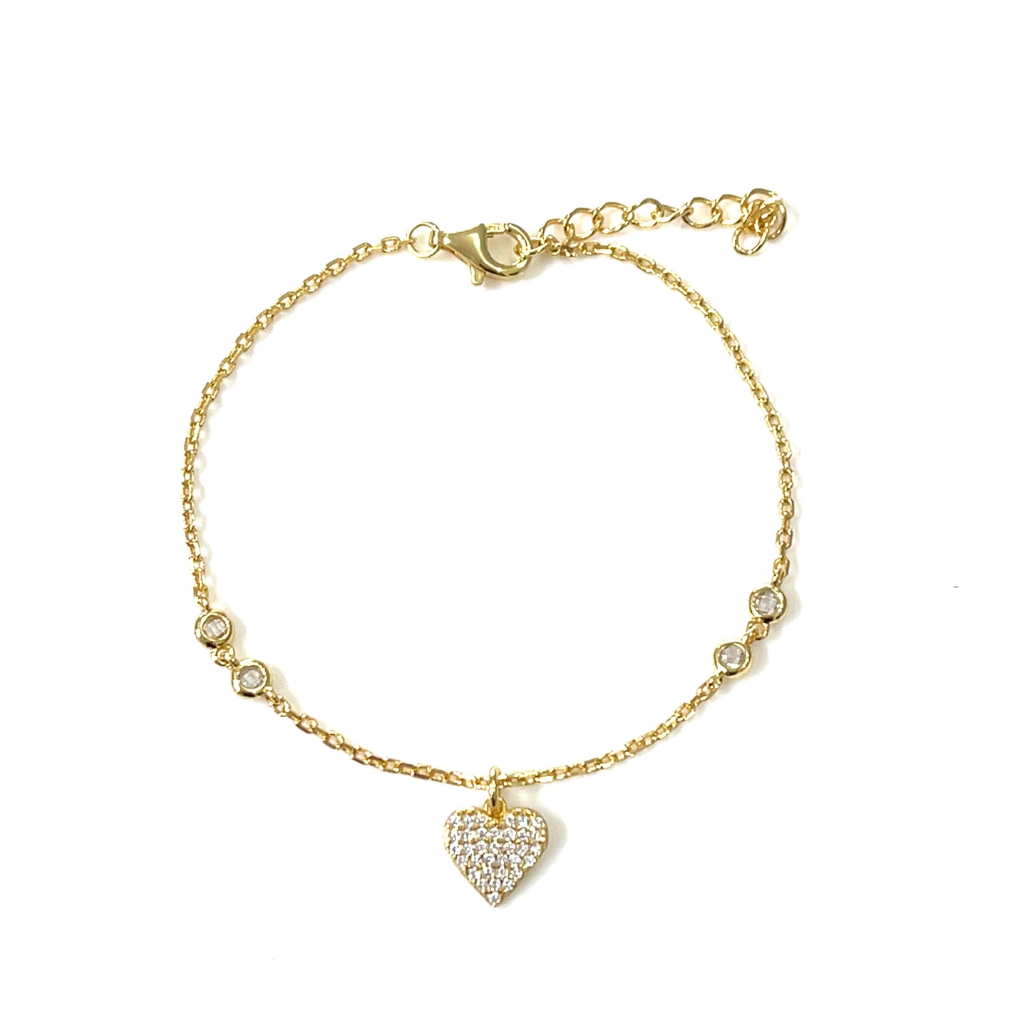 Heart Charm Bracelet