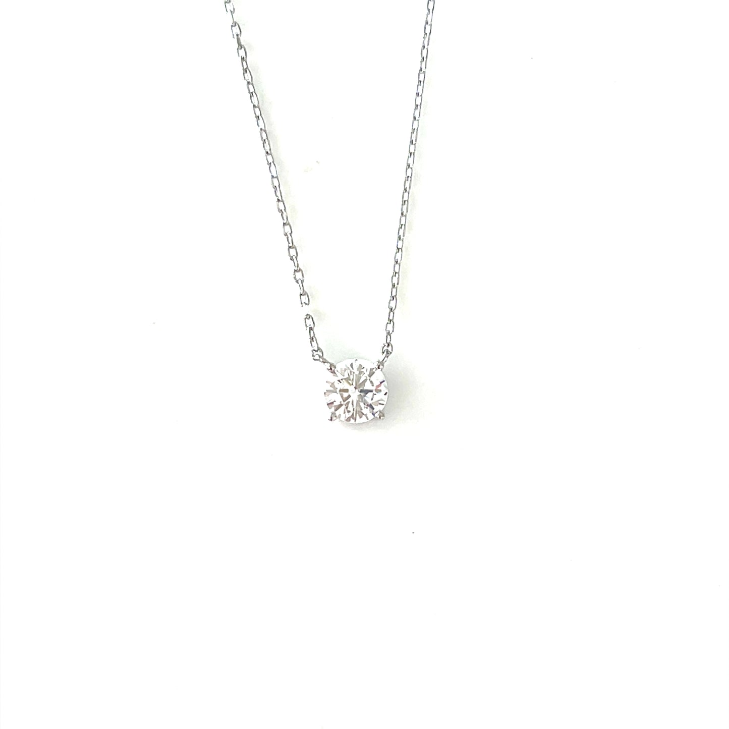 Solitaire Sparkle Pendant
