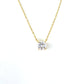 Solitaire Sparkle Pendant