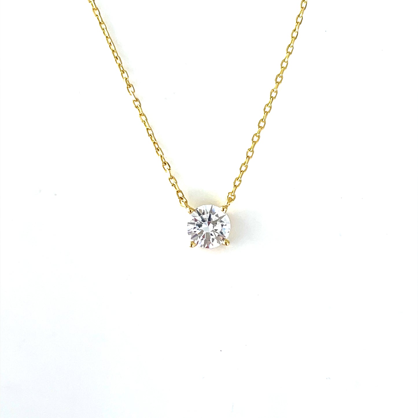 Solitaire Sparkle Pendant