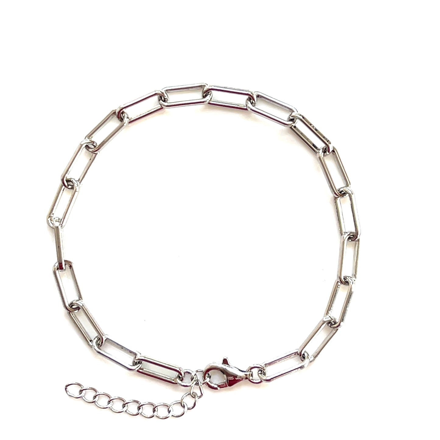Sleek Link Luxe Bracelet – Adjustable Silver Chain