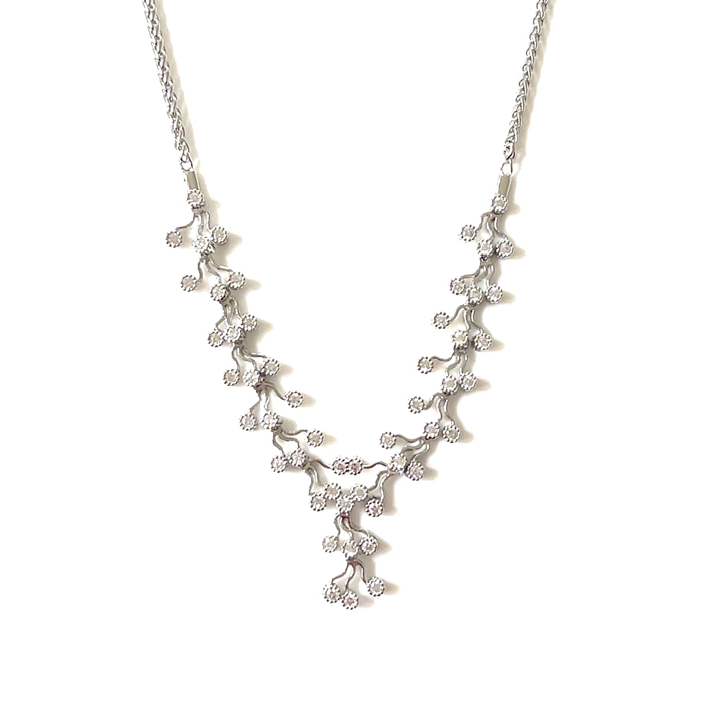 V-Vine & Blossoms Necklace
