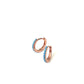 Eternity Radiance Turquoise Hoop Earrings — 13mm