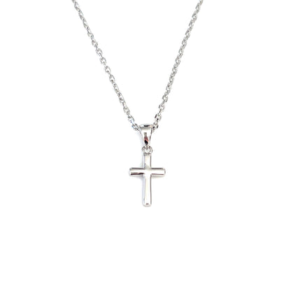 Classic Polished Cross Necklace — Medium size
