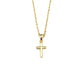 Classic Polished Cross Necklace — Medium size
